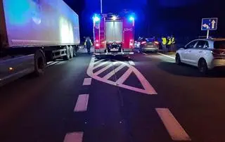 Śmiertelny wypadek w Dzierżąznej (woj. wielkopolskie)