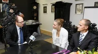 Natalia przyszła na spotkanie z tatą