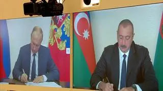 Putin i Alijew podpisują porozumienie