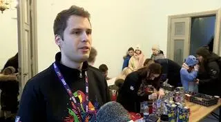Pan Piotr jest wolontariuszem WOŚP