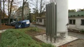 Zbiornik stanął na terenie Pomorskiego Centrum Chorób Zakaźnych i Gruźlicy w Gdańsku