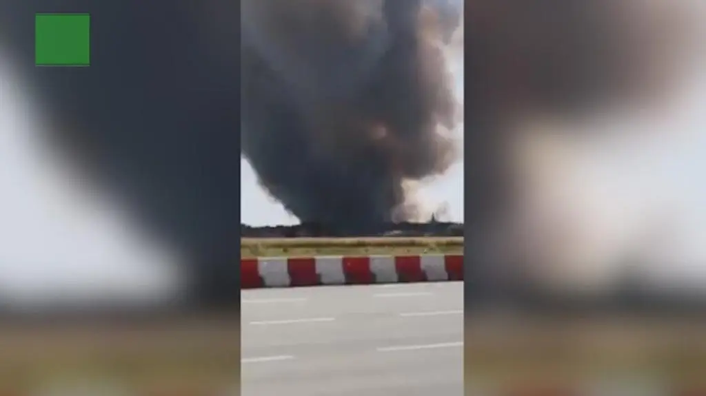 Pożar w Konarzewie koło Poznania