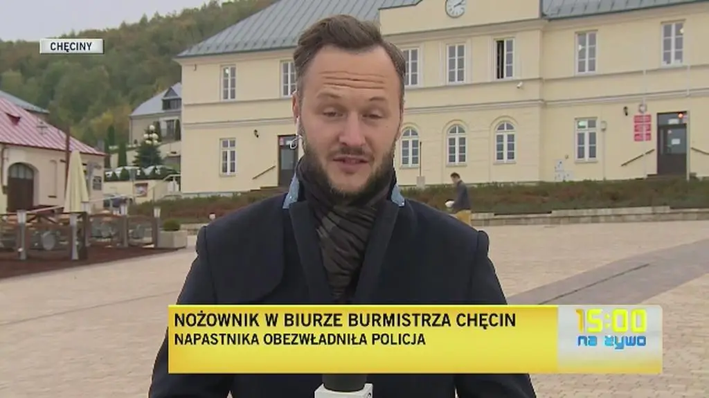 Mężczyzna wtargnął do gabinetu burmistrza