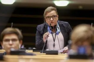 Beata Kempa była jedną z przemawiających na konwencji "Nowe państwo, nowa konstytucja" 