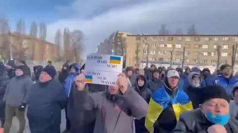 Melitopol, protest