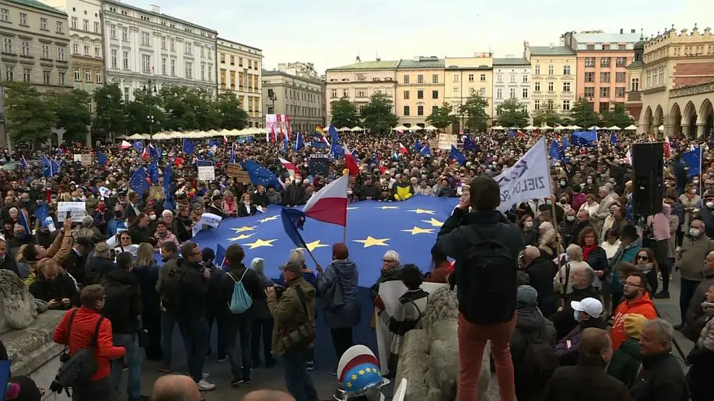 Manifestacja w Krakowie