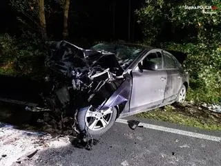Kierowca audi zginął na miejscu