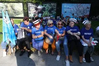 Protest medyków w Warszawie