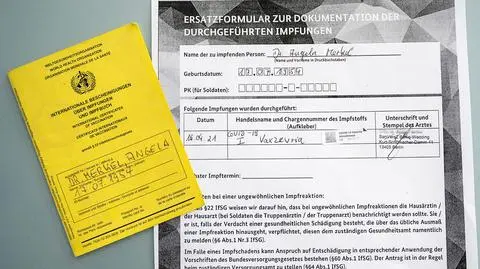 Angela Merkel po pierwszej dawce AstraZeneki
