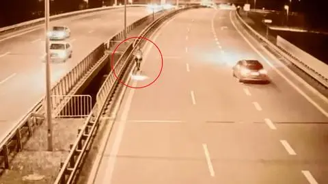 Jechała elektryczną hulajnogą po DTŚ pod prąd