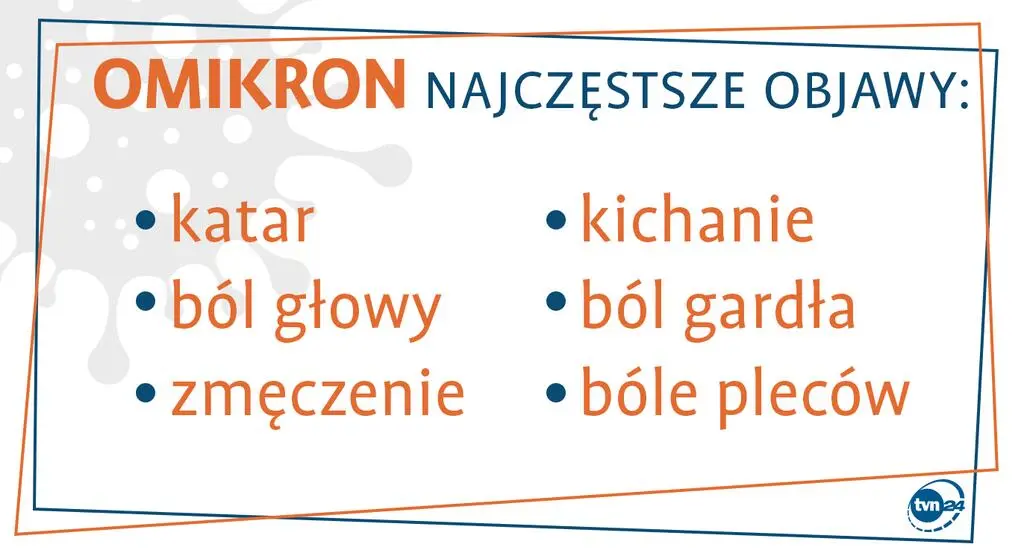 Omikron - najczęstsze objawy