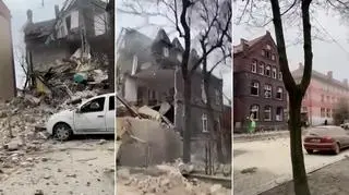Ujęcia chwile po tragedii w Katowicach