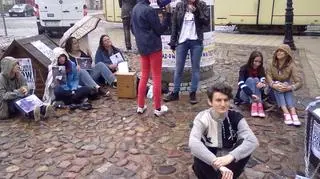 W poznańskiej akcji wzięło udział około 20 osób