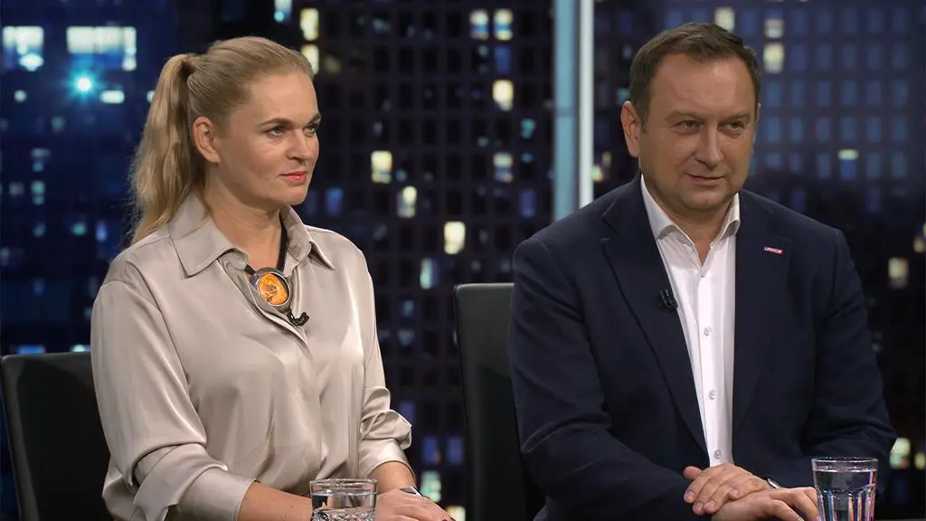 Barbara Nowacka i Tomasz Trela w "Kropce nad i"