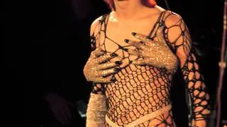 David Bowie na scenie podczas "The 1980 Floor Show" w 1973 roku
