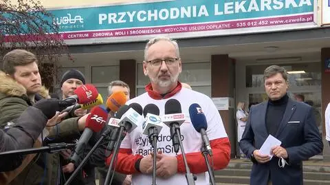 Niedzielski: zachorowania covidowe bardzo dynamicznie spadają. Oglądaj transmisję w TVN24 GO