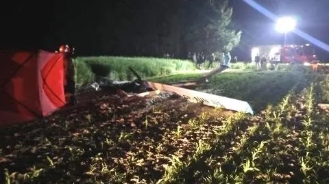 Wypadek motoszybowca na Podkarpaciu. Jeden 19-latek nie żyje, drugi walczy o życie