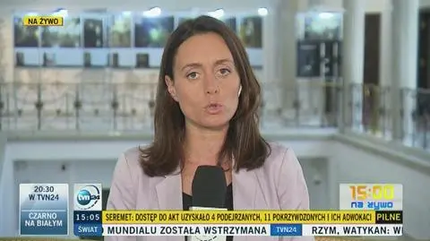 Posłowie o wystąpieniu Seremta w Sejmie