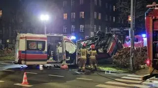 Kraków. Zderzenie karetek