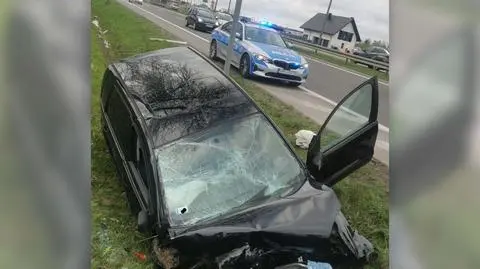 Zjechał z drogi, uderzył w przepust, nie żyje