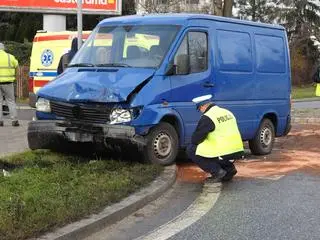 Zderzenie czterech aut w Piasecznie