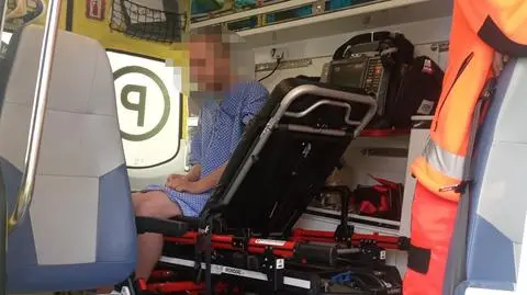 Wyszedł boso i w samej koszuli ze szpitala. "Miał dość procedury i czekania na lekarza"
