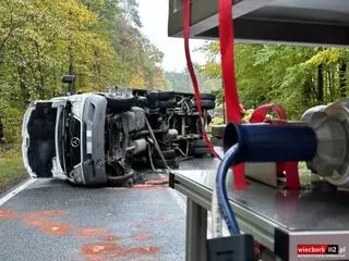 Zderzenie dwóch samochodów w Niechorzu