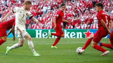 Genialny spektakl w Kopenhadze. De Bruyne prawdziwym dżokerem