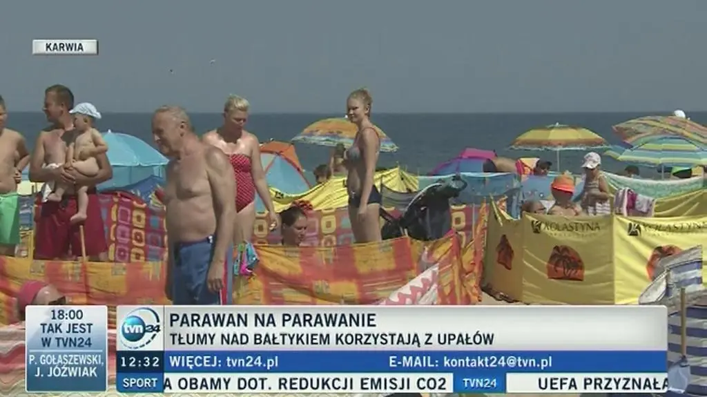 Upały na polskim morzem