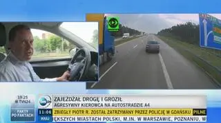 Zajeżdżał drogę i groził. Incydent na A4