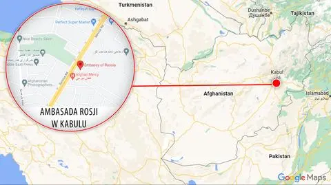 Eksplozja przed bramą rosyjskiej ambasady w Kabulu