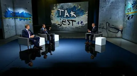 Doktor Daniel Książek i doktor Bartosz Lewandowski w TVN24