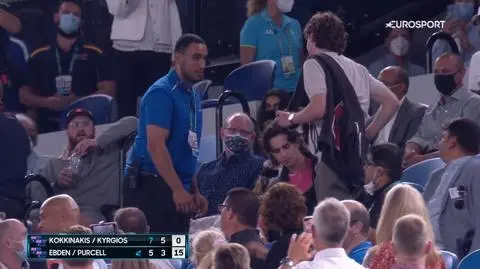 Kibic przeszkodził. Został wyproszony z finału Australian Open