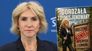 Pasławska na grafice ze strzelbą. Tak komentuje dymisję wiceministra 