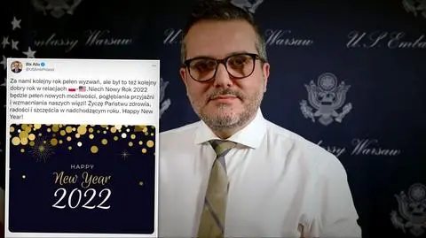 "Another good year for Polish-U.S. relations". Bix Aliu extends his best wishes to Polish people