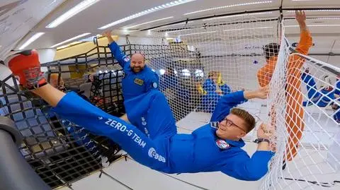 Tak spełnia się marzenia. Hubert Kijek niemal w kosmosie. Jak wygląda praca na pokładzie ZERO-G? 
