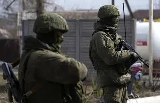 Rosyjscy żołnierze na Ukrainie