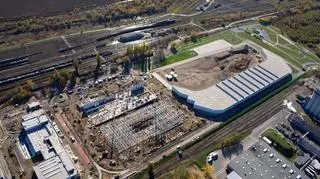 Widok od strony browaru Lecha