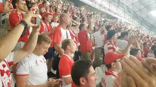 "Dziękujemy, dziękujemy" od polskich kibiców 