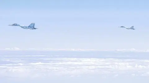 Rosyjskie samoloty zwiadowcze Su-27 przechwycone nad Bałtykiem