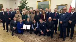 Uroczystość w gabinecie marszałka Sejmu