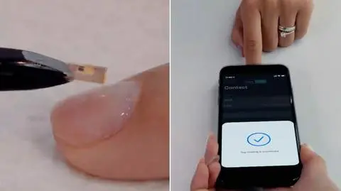 Manicure z mikrochipem. Posłuży za futurystyczną wizytówkę