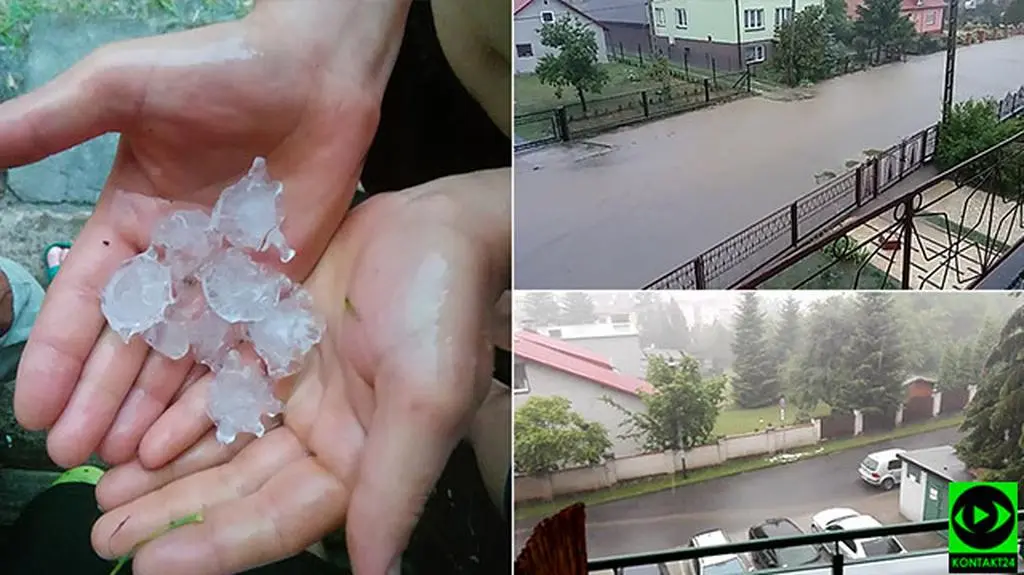 Gradobicia, ulewy, wichury. Kolejny dzień z nawałnicami. Wasze relacje