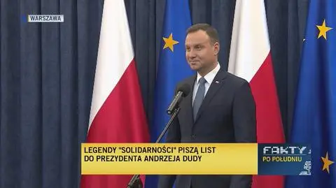 Byli działacze "Solidarności" napisali do Andrzeja Dudy. Prezydent nie ma zamiaru odpowiadać