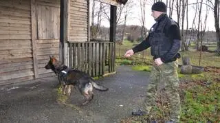 Jager picked up the suspect's scent and helped to locate him
