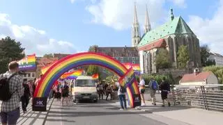 Pierwszy transgraniczny Marsz Równości Görlitz/Zgorzelec
