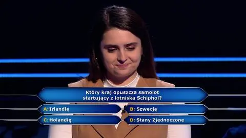 Pytanie o lotnisko w "Milionerach"