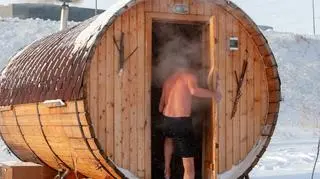 Boże Narodzenie w saunie