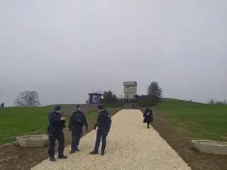 Uroczystość otwarcia muzeum KL Plaszow