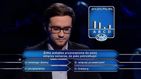 Prosił o pomoc publiczność, ponad połowa nie znała odpowiedzi. Pytanie z "Milionerów" za pięć tysięcy złotych